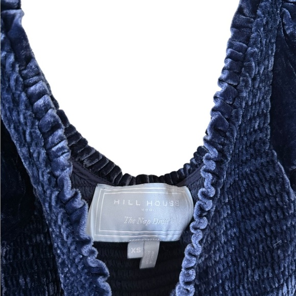 Hill House Louisa Nap Dress Blue Velvet - Picture 2 of 6